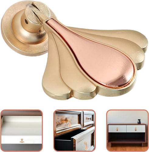 Closet Toddmomy Cabinet Drawer Pulls and Door Knobs Metal Single-Hole Furniture Handles for Wardrobe and Bedside