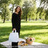 Chanseen 12Pcs Disposable Insulated Lunch Bag Cooler Bag Thermal Grocery Take Away Bags for Food Delivery Party Drink