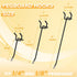 Black Pegboard Hooks, 2 Inch, 50PC, Fit 1/8" or 1/4" Pegboard, Hanging Tool Hooks