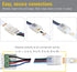 Armacost Lighting 5-Pin RGB+W Multicolor Wire to Tape Connector - 6 Pack 766220 by Armacost Lighting