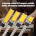 UMLIFE 8 Set 1/4 Inch PCS Pattern Flush Trim Router Bit Shank, Straight Cut Router Bit with a Bearing Prevent Tear-Out