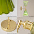 merloly 10000mAh Large Battery Operated Wall Sconce with Green Tulip Glass Lampshade Wireless Sconces Rechargeable