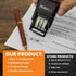 ZIGEL D10 Office Date Stamp - Self Inking Black Date Stamp