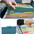 Hanging File Folder Tabs, 120 Pcs with 200 Pcs Inserts, Clear Plastic Tabs for Hanging Folders, Multicolor File Tabs