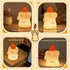 3-Level Dimmable AVEKI Cute Candle Silicone Baby Night Light for Nursery, Rechargeable & Touch Night Light, Timer