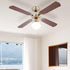2 12 Inches Pcs Ceiling Fan Pull Chain Ornaments Light Pull Beaded Chains with Clear Acrylic Prism Ball Pendant