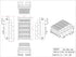 Slim DIN Rail Mount 10A/300V Pluggable Screw Terminal Block Distribution Module (5x8 Position)