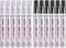 Overseas White and Black Paint Pens, 12 Pack Permanent Oil Based Medium Tip Quick Dry Waterproof Markers