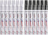 Overseas White and Black Paint Pens, 12 Pack Permanent Oil Based Medium Tip Quick Dry Waterproof Markers
