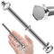 (10 Sets) 1/4-20x4" Hex Head Stainless Steel Bolts and Nuts with Flat & Lock Washers, 304 Stainless Steel 18-8