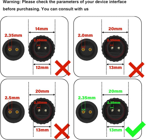 FFZZKJ 16.4Ft/5M IP68 24AWG 2 Extension Cable for Christmas String Lights Waterproof Extension Lead Extension Cord