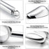 Mini Ice Scoop TeamFar, 3oz Stainless Steel Canister Small Ice Candy Scoop for Kitchen Dispenser Buffet Jars, 4 PCS