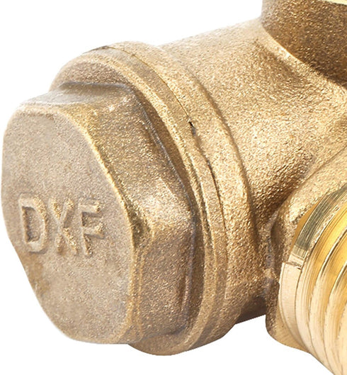 3-Way Air Compressor Valve Male Threaded Non-Return Check Valve, Brass Tube Connector Tool, 3 Port Spare Parts