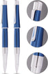 Cross Beverly Refillable Gel Ink Rollerball Pen, Medium Rollerball, Includes Premium Gift Box, Translucent Cobalt Blue