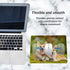 OKBA 40 3mm 22x18x0.3CM PCS White Mouse Pad Thick for Heat Press Printing,Bulk Mousepad Blanks for Heat Transfer Crafts