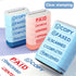 Building Blocks Office 10-Piece Stamps Set - Paid, Scanned, Copy, Faxed, Refillable Self Inking Business Stamp