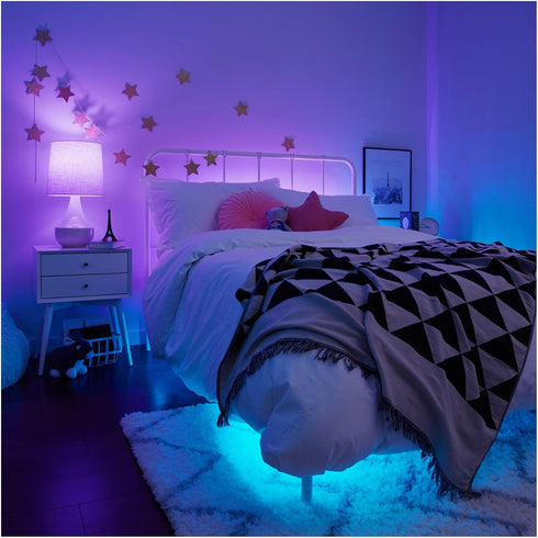 Bulb, (1 Pack), Packaging GE CYNC Smart Flood Light Full Color, Bluetooth Enabled, Alexa and Google Assistant