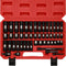 MIXPOWER 3/8" Drive Deep Impact Socket Set, 6 Point, 49 Piece Standard