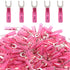 Glarks 50pcs 22-16 Gauge #10 Heat Shrink Fork Connectors Electrical Insulated Fork Crimp Terminals Connectors