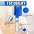 6Pcs Set 1/4" 3/4", 5/8", 1/2", 3/8", 5/16", 1/4" Set Straight Cut Router Bit Shank, Cutting Dia. for Woodworking
