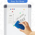 Ireer 2 Pcs Slim Skinny Whiteboard, Portable Narrow Tall Dry Erase Board, Wall Mounted Aluminum Magnetic Board