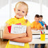 SCRIBBLEDO 5 Pack Dry Erase Division White Boards 9x12Inch for Kids, Double Sided Math Manipulatives with Erasers.
