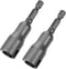 Xinjoduz Xindojuz 2 PCS Wing Nut Driver Bit, 1/4 Inch Hex Shank Hurricane