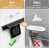 YACVCL Bath Towel Bar Black, 23.6 Inch Towel Rack, 304 Stainless Steel Bathroom Accessories Wall Mounted