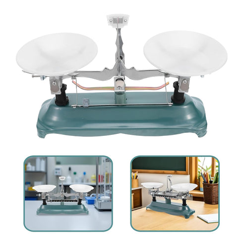 500g/0.5g Laboratory Balance Scale Double Pan Mechanical Beam Scale with Weights Kit for Science Lab Teaching