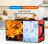 6 Commercial Maxcheck Pcs Insulated Bags for Food Delivery XXXL Large Capacity Hot Grocery Tote Bag Reusable Warming