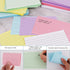 YOLCAR 3 5 Inch, 300 Count Colored Index Cards x Ruled Index Cards, Flash Cards for Studying, Lined Note Cards