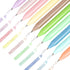 WY WENYUAN 10 Pcs Colored Ballpoint Pens, Retractable Pastel Ink, 1.0mm Fine Point for Writing, Drawing, Journaling
