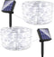 KerKoor Solar Rope Lights Outdoor Led- 40FT 100 LED Tube Light 8