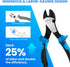 2 Set, 8" 7" Set Pieces Plier Including Needle Nose Pliers and Diagonal Cutting Pliers, Premium High Carbon Steel