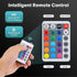MOCHAG 12inch 16 4 LED Cube Lights, Rechargeable RGB Colors Changing Light with Remote, RGB Colors Flash Modes LED Glow