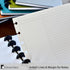 Discbound Paper, Letter Size Margin Ruled Sheets - Premium 120gsm Notebook & Planner Refills, 40 Sheets