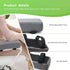 Elbow 2-Piece Set LargeLeaf Plush Dark Gray Office Chair Gaming Chair Armrest Cushions Pillow Pressure Relief of Chair