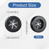 Macuezu 20 Grommets Grommet Grommets Pcs Rubber for Wiring, Wire Protection Black Double-Sided Rubber Hole Plugs