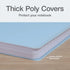 Oxford Poly Spiral Notebooks, Small 5.7 x 8.5 Book, Thick Poly Cover, White Paper, College Rule, 80 Sheets/160 Pages, Neutral Colors, 4 Pack (69721) by Oxford