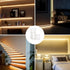 LightingWill LED Connectors, 10 PCS L Shape 2Pin Transparent Solderless Right Angle Connector for LED Strips
