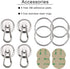 Ant Mag Heavy Duty Magnetic Hooks - 110lbs Neodymium Magnet Carabiner with Swivel Snap Hook for Indoor/Outdoor