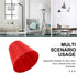 Elegant Large Red Fabric Lampshade for Table and Floor Lamps