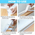 Caulk Strip, 1.5" x 10.5Ft Self Adhesive Caulk Tape, PVC Waterproof Sealing Tape