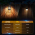 8 Pack LOFTEK Solar Deck Lights, Solar Fence Lights, Outdoor Patio Decorative Light, Dusk to Dawn, Waterproof, Fence