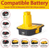 DM18D Converter for DeWalt 18v to 20v Battery Adapter, for Milwaukee M18 Batteries, Upgraded Version with USB
