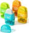 Mr. Pen Pencil Sharpener & Eraser, 4 Pack, Colorful, 2 Sharpening Holes, Manual Handheld Pencil Sharpener