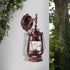 Liffshsy Retro Antique Vintage Rustic Wall Sconce, Lighting Lantern Mounted Light with Glass Indoor Light Fixture