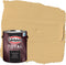 Glidden Total 1 gal. Honey Bunny/Yellow Semi-Gloss Exterior Paint with Primer
