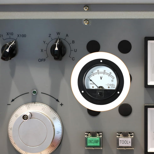 YOKIVE Analog Panel Voltmeter, DC 50V Volt Meter Measuring Gauge for Circuit Testing Measurement Equipment