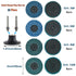 32 Piece 2-Inch Flap Discs Set with 1/4 Shank Holder, T27 Zirconia Grinding Wheels for Die Grinder